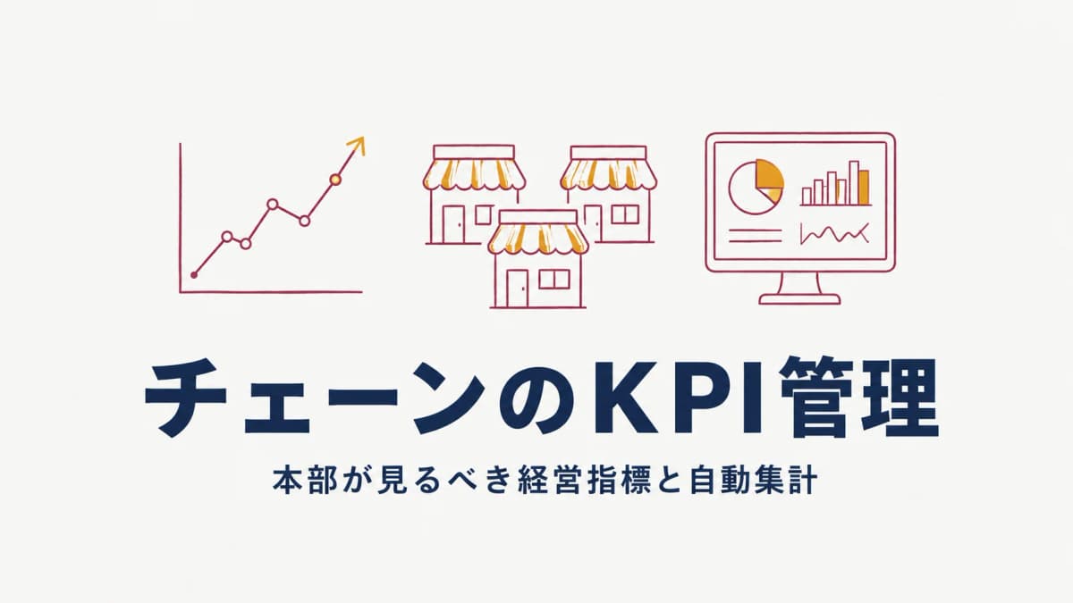 美容室チェーンのKPI管理 完全ガイド|本部が見るべき経営指標と自動集計の仕組み【2026年版】