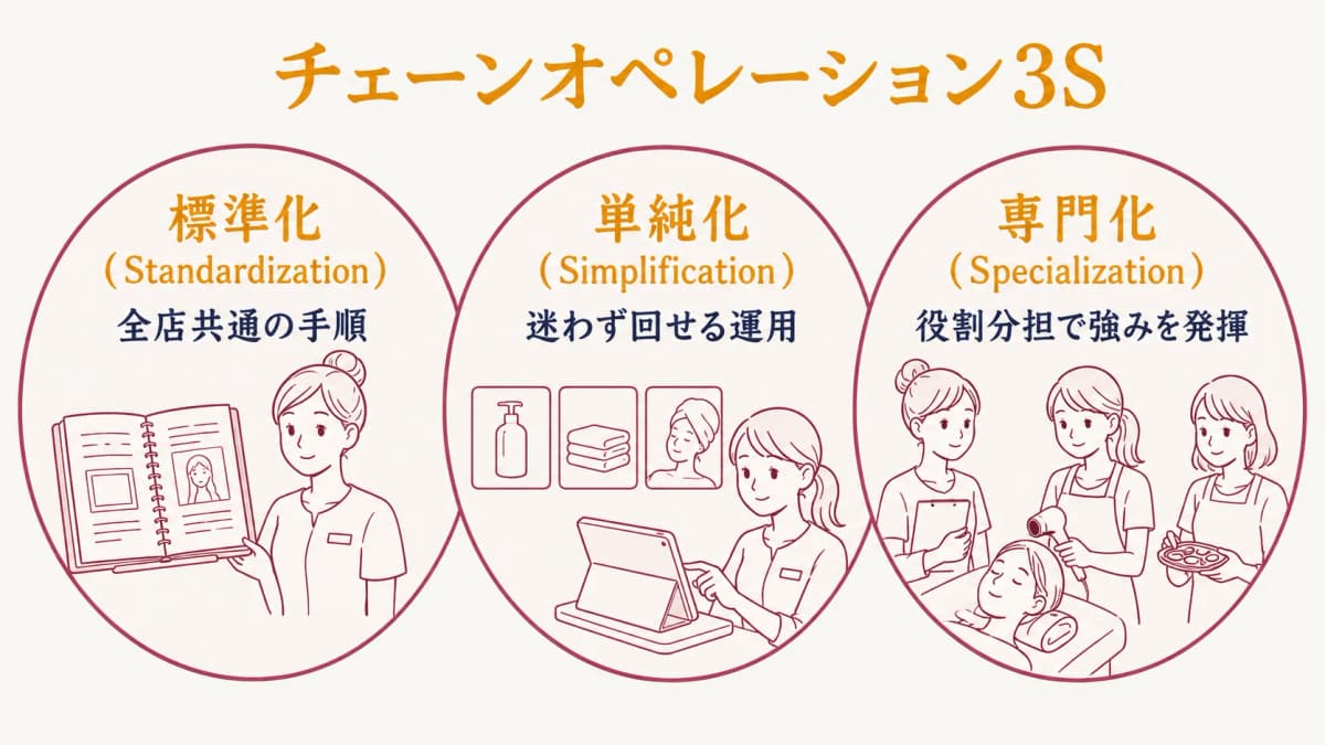 チェーンオペレーション3Sの図
