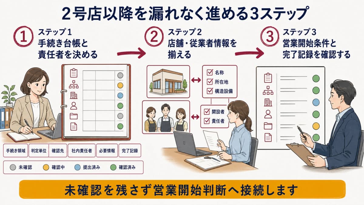 追加出店を逆算して進める3ステップ